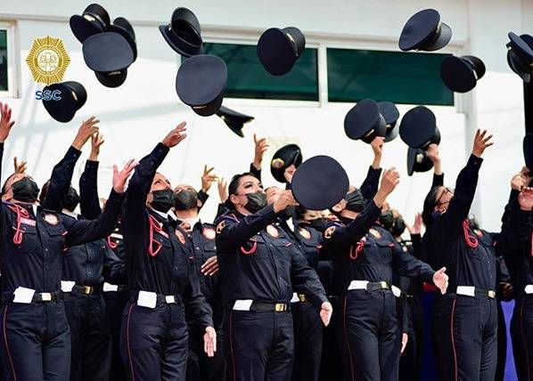 217 cadetes de la PBI de la SSC, concluyen preparación para integrarse a servicio