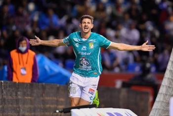 Le&oacute;n rescata empate ante Puebla con gol de Di Yorio en el f&uacute;tbol mexicano