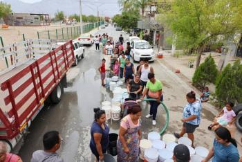 Si se agrava escasez de agua en NL habría empresas que deben parar producción: AMLO