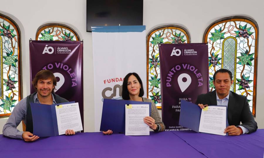 Suman ya 111 puntos violeta en Álvaro Obregón para proteger a mujeres en peligro