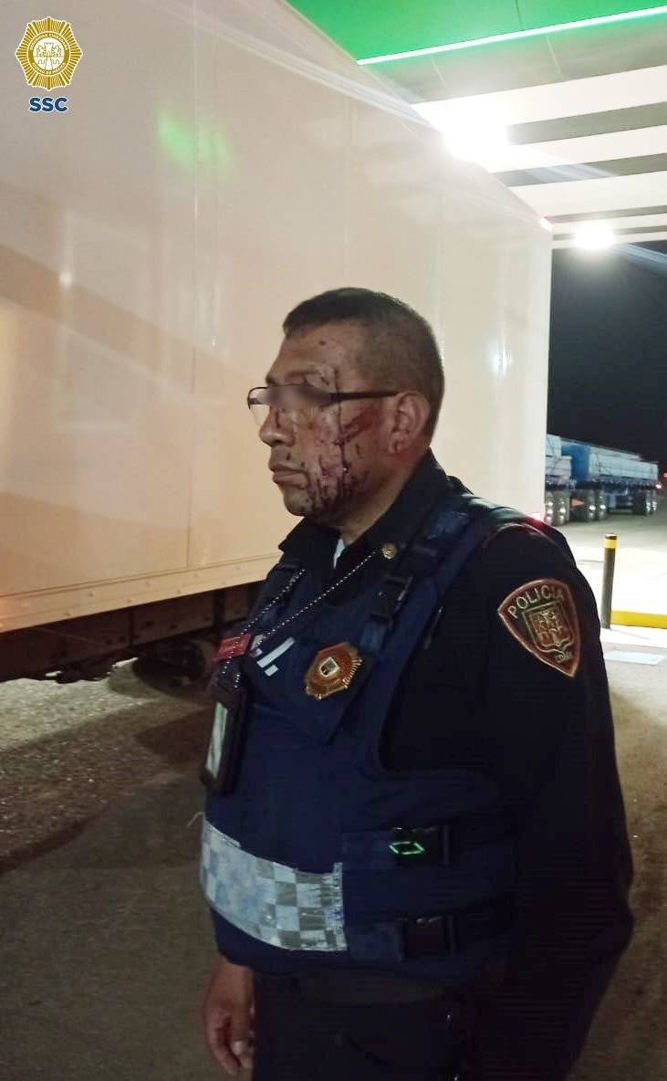 Efectivo de la PBI de la SSC frustró el robo de un camión de transporte de carga en Edomex