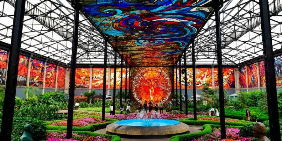 El Cosmovitral de Toluca y su Jard&iacute;n Bot&aacute;nico, obras que sorprenden y cautivan