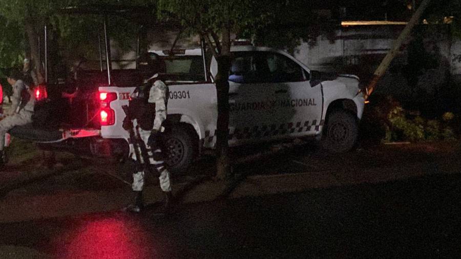 3 elementos de Guardia Nacional heridos en Culiacán tras choque de patrullas