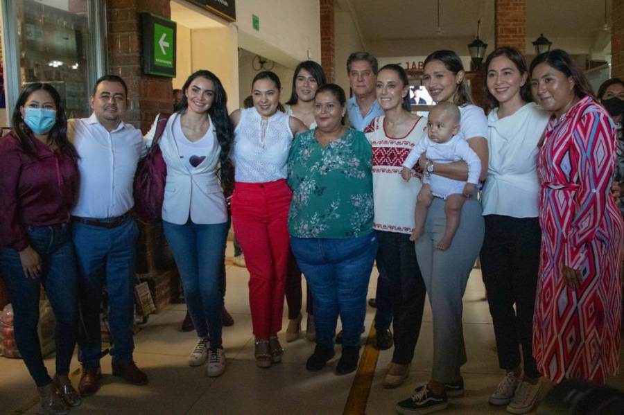 En Colima, Sheinbaum asegura que, “la democracia es para todos, no para unos cuantos”