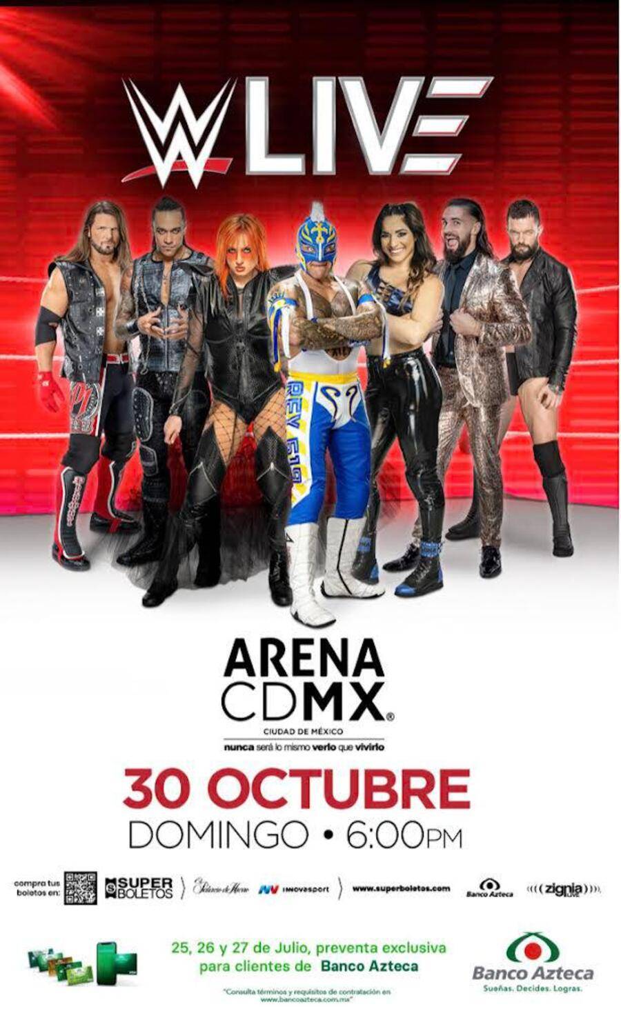 Regresa a México la WWE Live con las superestrellas del ring