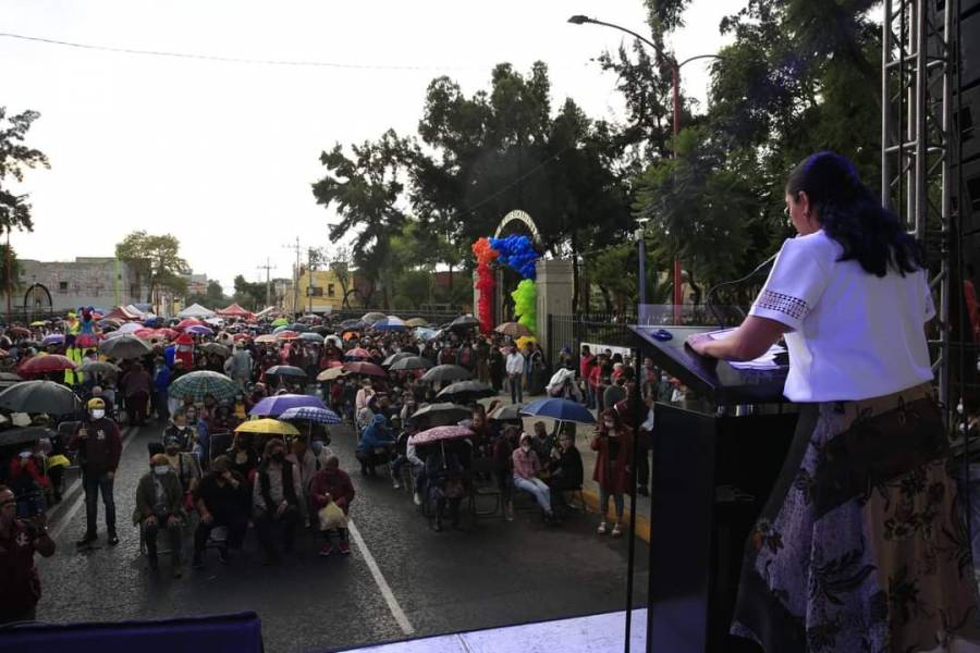 Evelyn Parra reinaugura parques Aguascalientes y Oaxaca en Penitenciaría