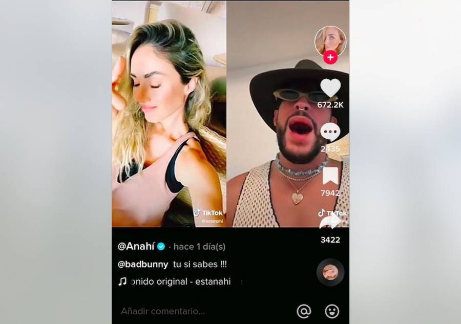 Bad Bunny reversiona a RBD y Anahí reacciona al video