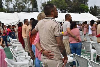 Se celebran 113 matrimonios en el Reclusorio Preventivo Varonil Oriente