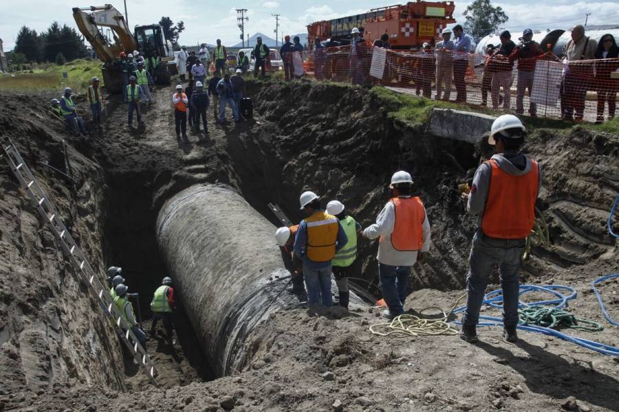 Inicia reparación en Acueducto Chalco-Xochimilco; Sheinbaum pide paciencia