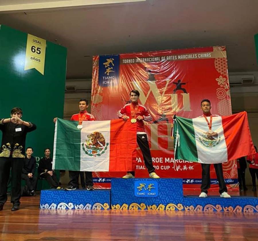 Sobresalen atletas mexiquenses en torneo internacional de Wushu en Argentina