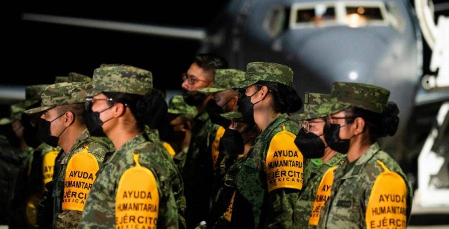 México envió 85 militares mexicanos a Cuba, para mitigar incendio en Matanzas, Cuba