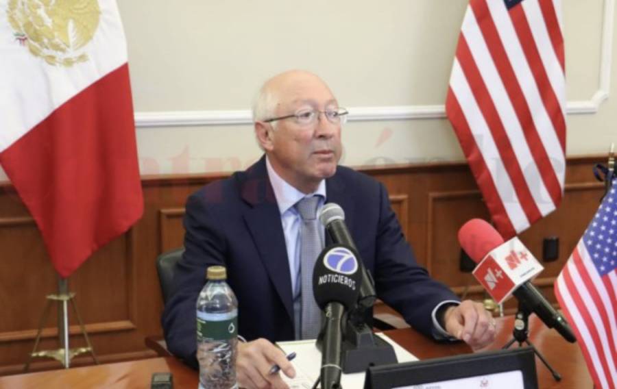 Reconoce embajador de EUA en México trabajo de SLP por la seguridad