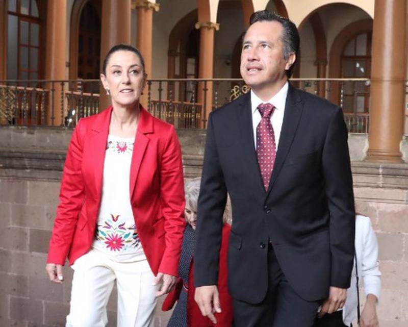En visita a Veracruz Sheinbaum propone trabajo conjunto