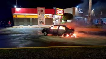 Michoacán también arde incendian gasolinería en Zitácuaro