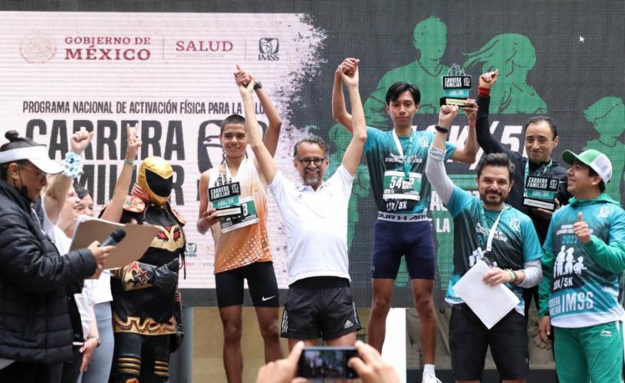 Realiza IMSS Carrera Familiar para promover activación física y hábitos saludables