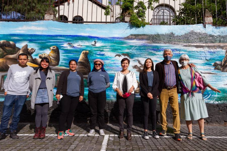 Reconoce Sedema proyecto que acerca los océanos a la ciudad a través de murales