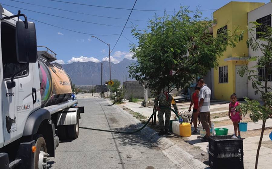 Por sequía, refuerzan Plan DN-III en Nuevo León; benefician a 162 colonias