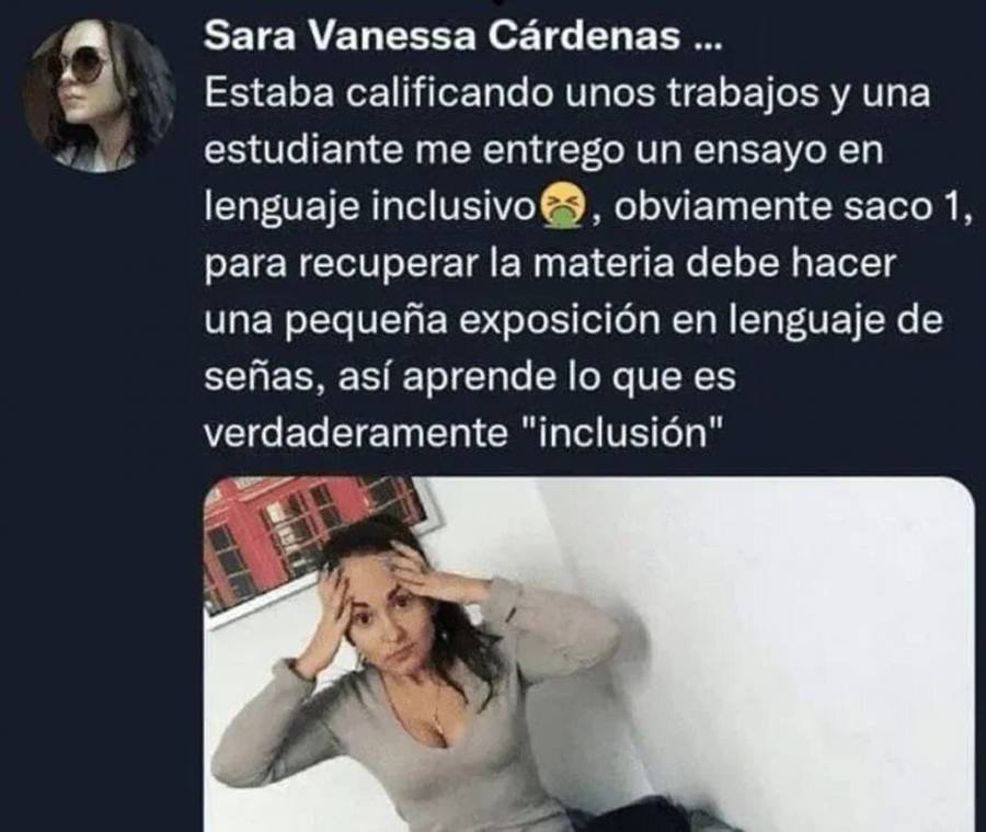 Reprobada alumna con “1” por escribir ensayo con lenguaje inclusivo