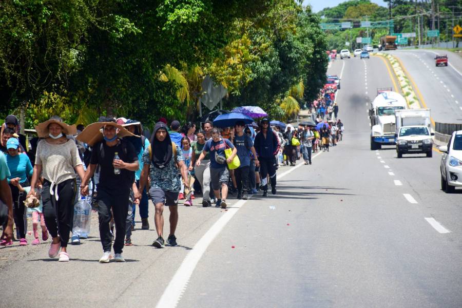 Migrantes amagan con nueva caravana para este lunes de Chiapas a EEUU