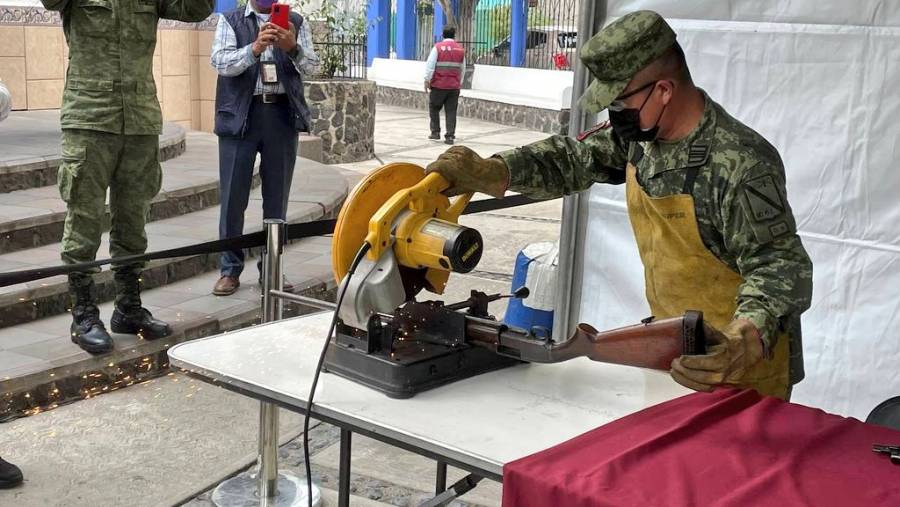 Iztapalapa impulsa programa de desarme voluntario para fomentar la paz en la alcaldía