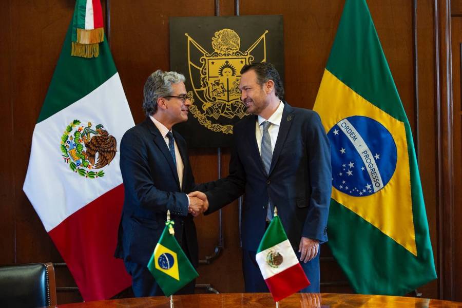 Querétaro y Brasil estrechan relaciones bilaterales