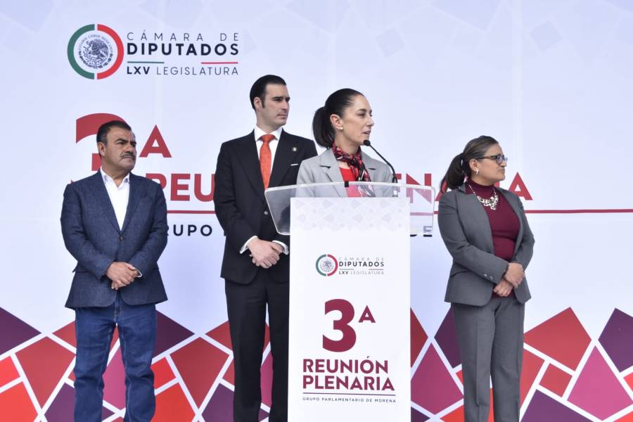 Sheinbaum pide unión en Morena, con miras a relevo presidencial
