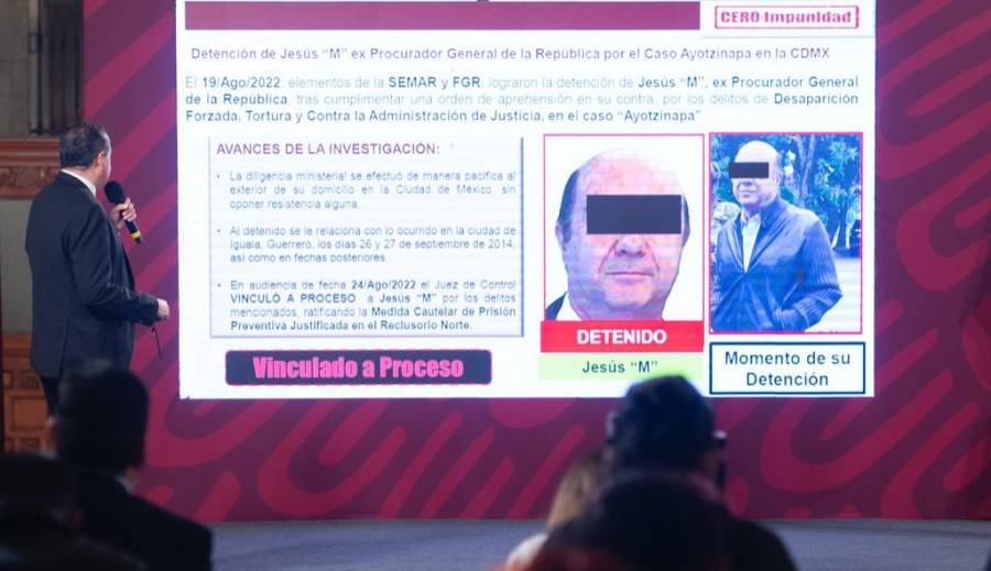 Detención de Murillo Karam fue pacífica