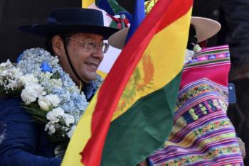Luis Arce dice que sobre su cad&aacute;ver pasar&aacute; un golpe de Estado en Bolivia