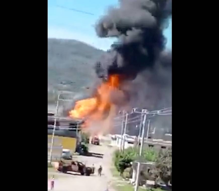 Sin víctimas, tras explosión en ducto de gas en Amozoc, Puebla