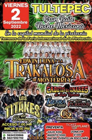 Edwin Luna y La Trakalosa celebrar&aacute;n show en Tultepec, previo a lanzamiento de EP