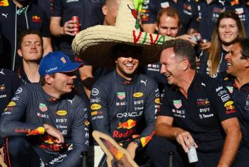 Entre sombreros y Champagne… as&iacute; fue el festejo de Red Bull en B&eacute;lgica