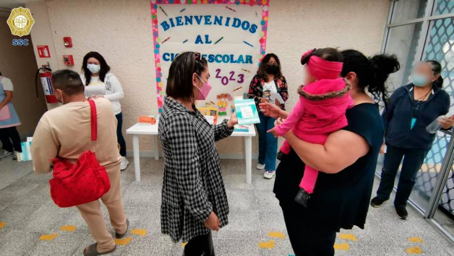 31 menores regresaron a clases en Cendi “Amalia Solórzano de Cárdenas” del Centro Femenil Santa Martha Acatitla