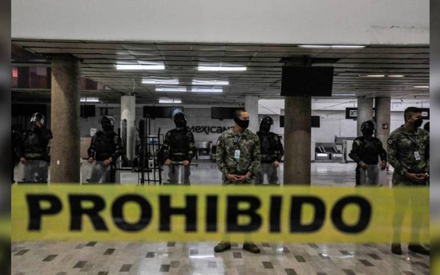 Desalojo de trabajadores de Mexicana del AICM por parte del Gobierno fue tema de seguridad dicen autoridades