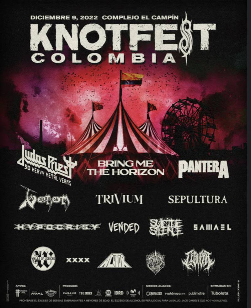 Knotfest 2022: Judas Priest, Pantera y Bring Me The Horizon, encabezan el esperado regreso de los sonidos extremos