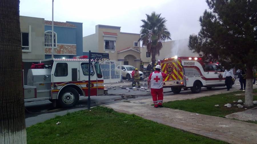 Explosión en vivienda de Saltillo, deja tres agentes ministeriales muertos y dos lesionados