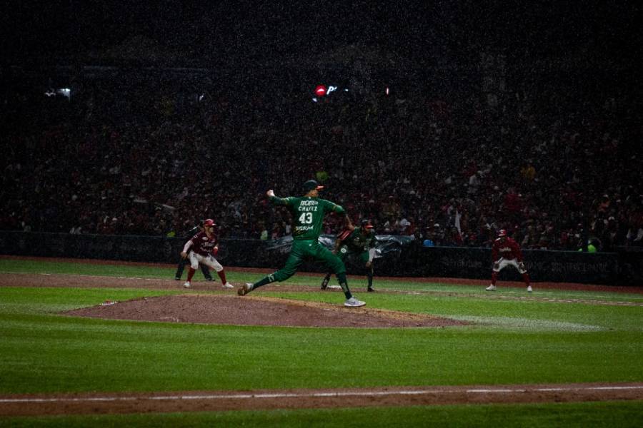 Fuerte lluvia impide la culminación del sexto juego entre los Diablos y Leones