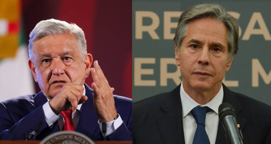 AMLO y Antony Blinken tocarán este lunes temas como TLC y migrantes