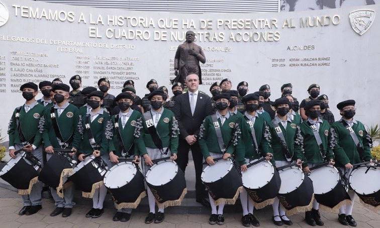 Adrián Rubalcava encabeza ceremonia por gesta heroica de Chapultepec