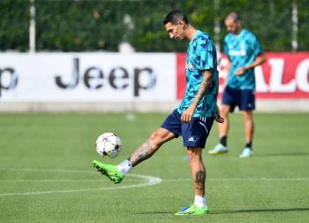 La Juventus recupera a Di Mar&iacute;a para el duelo contra el Benfica