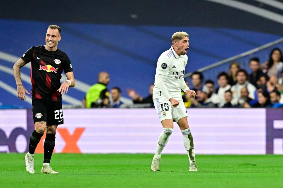 UCL | Un gol de Valverde despierta al invicto Real Madrid frente al Leipzig