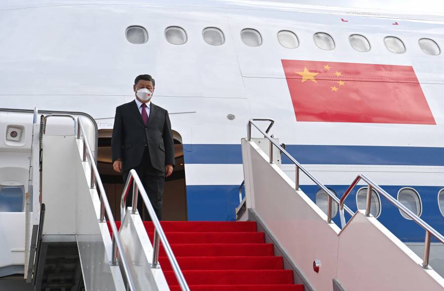 Xi Jinping llega a Kazajistán en su primera visita al extranjero desde la pandemia