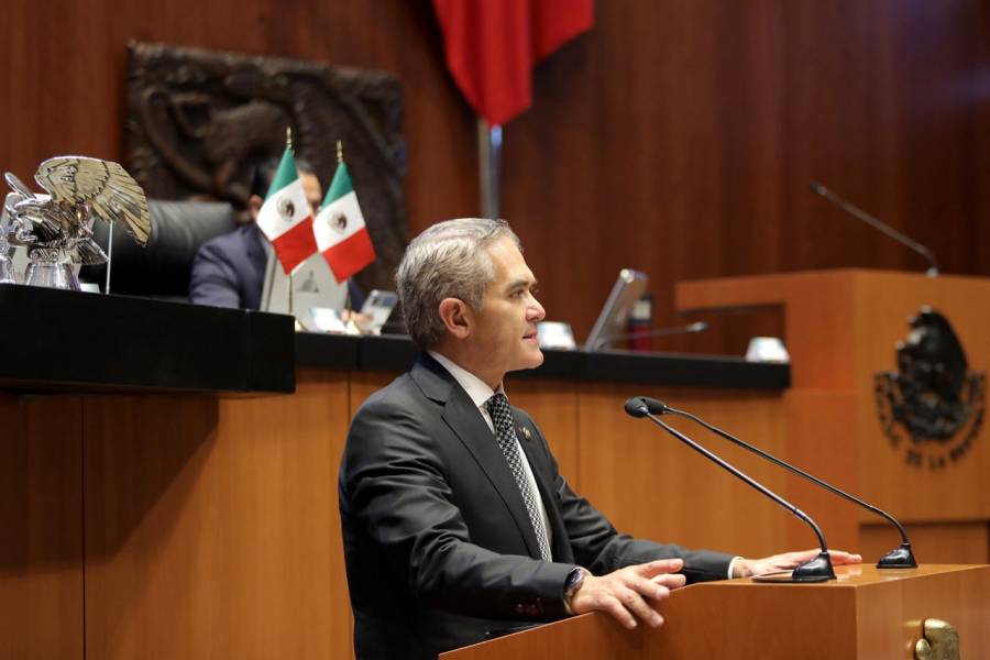 Miguel Ángel Mancera fomenta espacios en Senado para mujeres violentadas