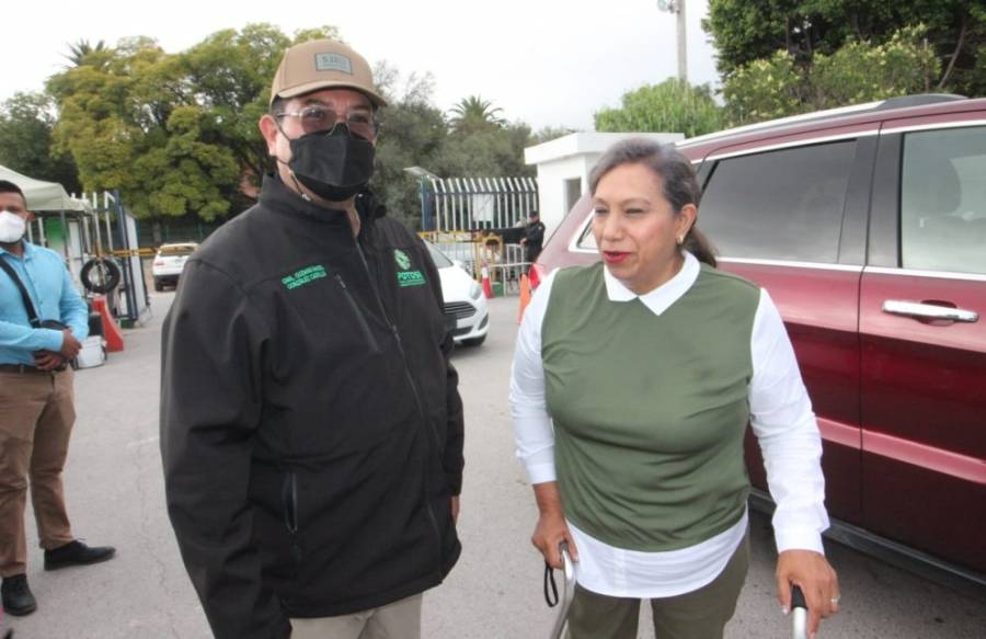 Dirección General de Seguridad Pública de Soledad recibió pase de revista del secretario de seguridad del estado