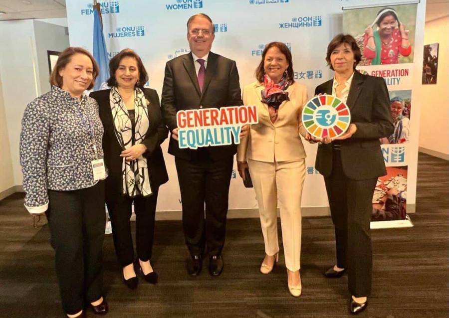Ebrard anunció en la ONU el “Fondo Ellas” para financiar proyectos de mujeres