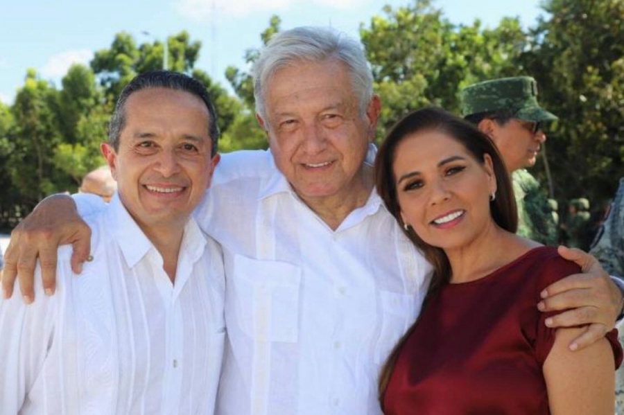 Presidente supervisa obras del Tren Maya en Quintana Roo