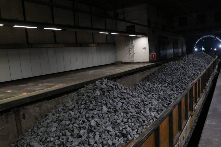 Obras en la vía 1 de la Línea 12 del Metro finalizarán la próxima semana