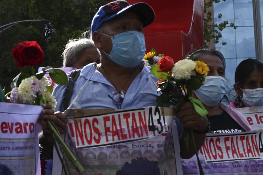 Así se vivió la marcha en México tras ocho años de la desaparición de los 43 de Ayotzinapa