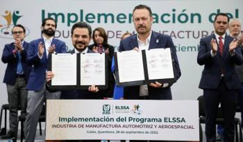 IMSS impulsa el programa Entornos Laborales Seguros y Saludables en la industria automotriz y aeroespacial de Quer&eacute;taro