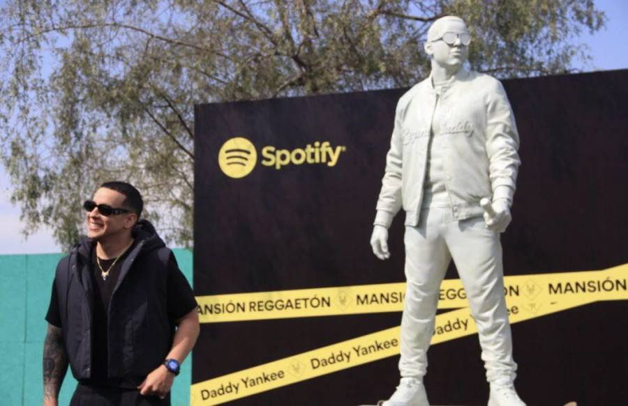 Spotify homenajea a Daddy Yankee con una estatua en Chile