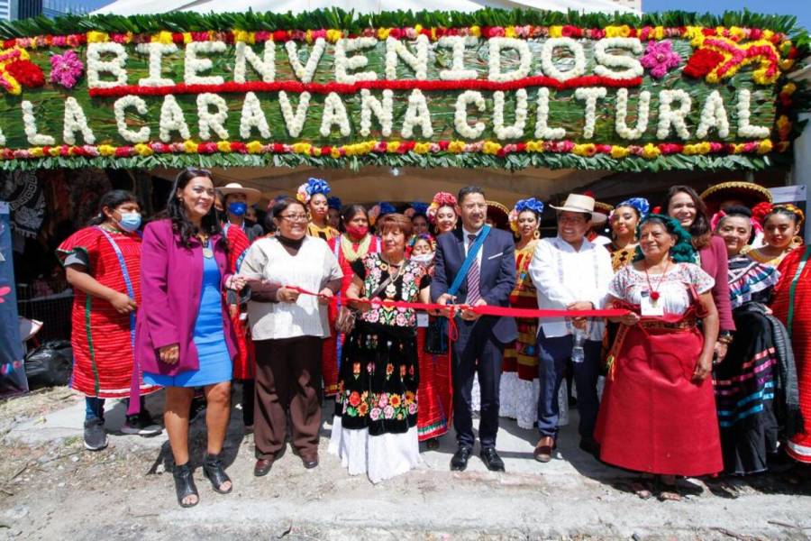 Inauguran caravanas de artesanos para su reactivación económica en CDMX